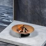 Corten Steel/Weathering Steel Manual Fire Pits for Outdoor Use Garden Decoration