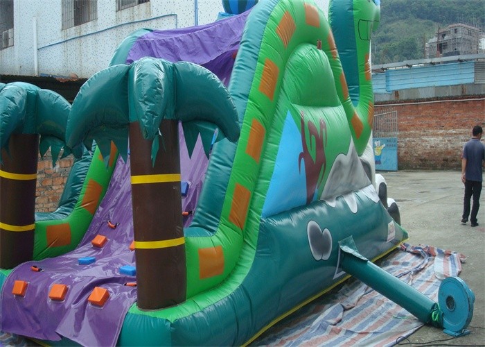 20 Foot Outdoor The Hulk Commercial Inflatable Slide With Double Sides