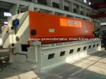 Hand Hydraulic Guillotine Shear , Guillotine Metal Cutting Machine