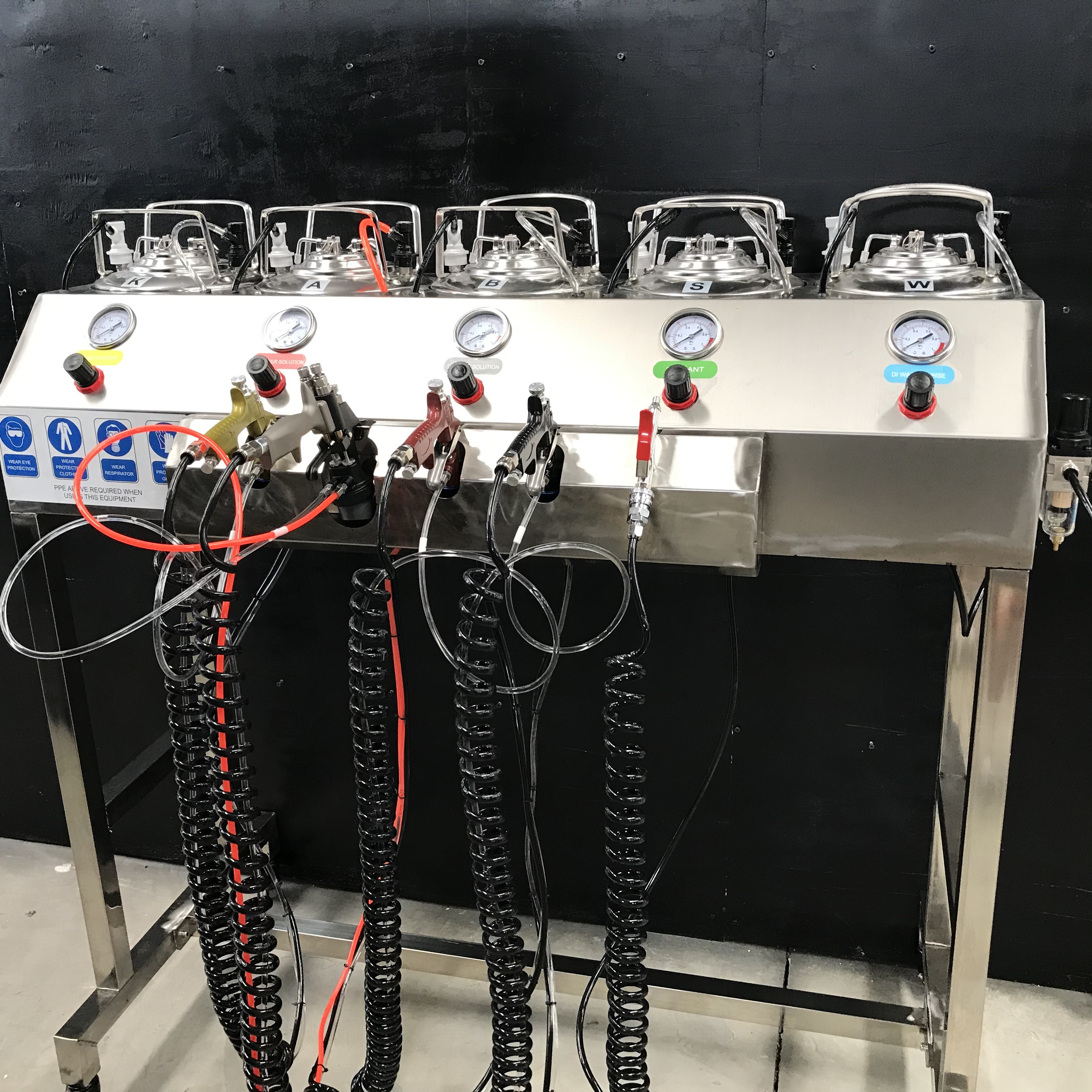 Spray on Chrome Technology and Machine