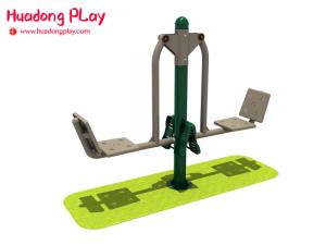 Wholesale School Outdoor Fitness Equipment , Two Member Sit Pedal Health Fitness Equipment from china suppliers