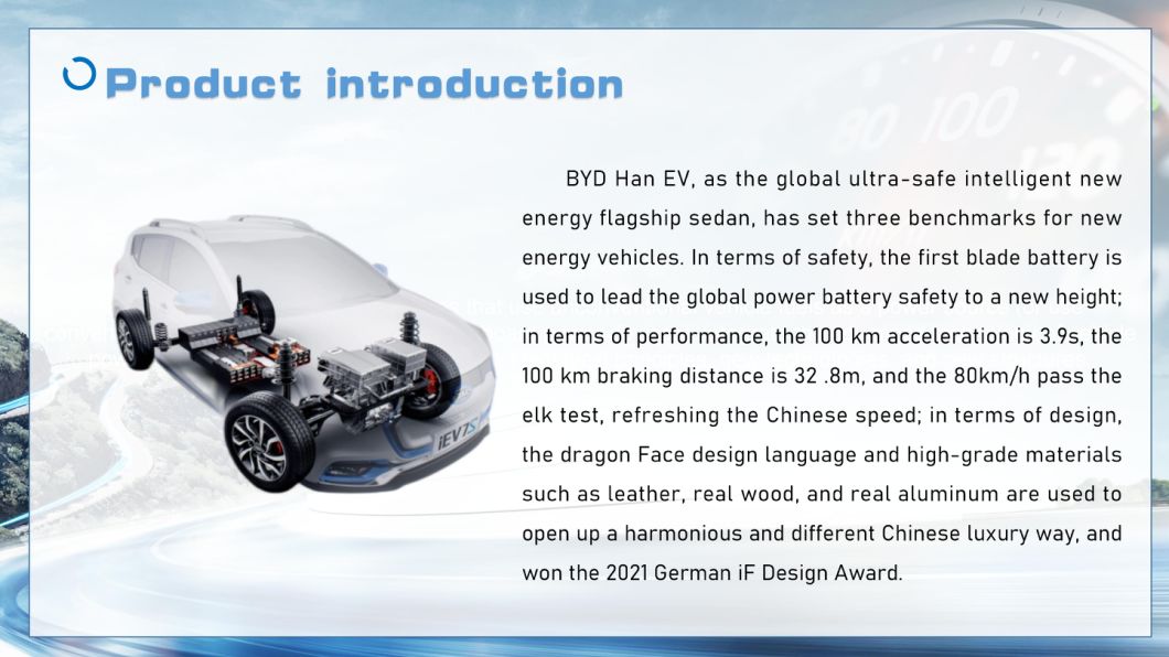Hot Sale Automotive Electric Sports Car China Byd Car-EV Han