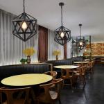 Cage industrial hanging lights for Kitchen Dining room Restaurant Lamp Fixtures