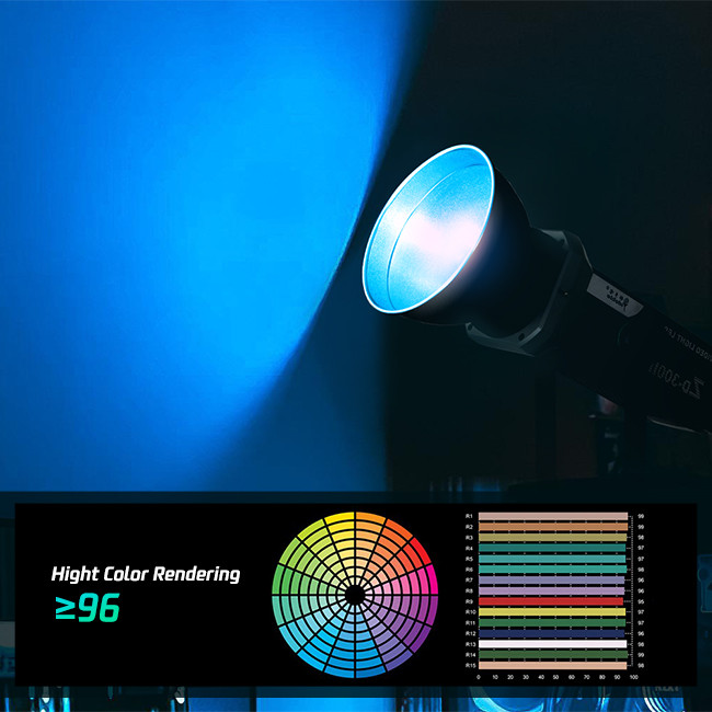 Yidoblo professional bi color led studio video light filming lighting equipment photographic light with 300W