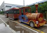 Amusement Kiddie Train Ride Sightseeing Battery Trackless Train For Kids