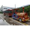 Buy cheap Amusement Kiddie Train Ride Sightseeing Battery Trackless Train For Kids from wholesalers