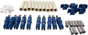 Wholesale LC Duplex Fiber Optic Connectors One Piece Unassembled SM MM For 3.0mm Cable from china suppliers