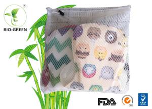 Wholesale White Bamboo Reusable Sanitary Napkins , Soft Bamboo Organic Menstrual Pads from china suppliers