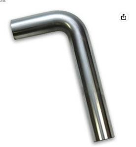 China Forged 1.5 Inch Exhaust Pipe 90 Degree Stainless Header Bends 1.65mm Thickness on sale