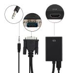 3.5mm Audio Output Smart Consumer Electronics 1080P VGA Male To HDMI Female