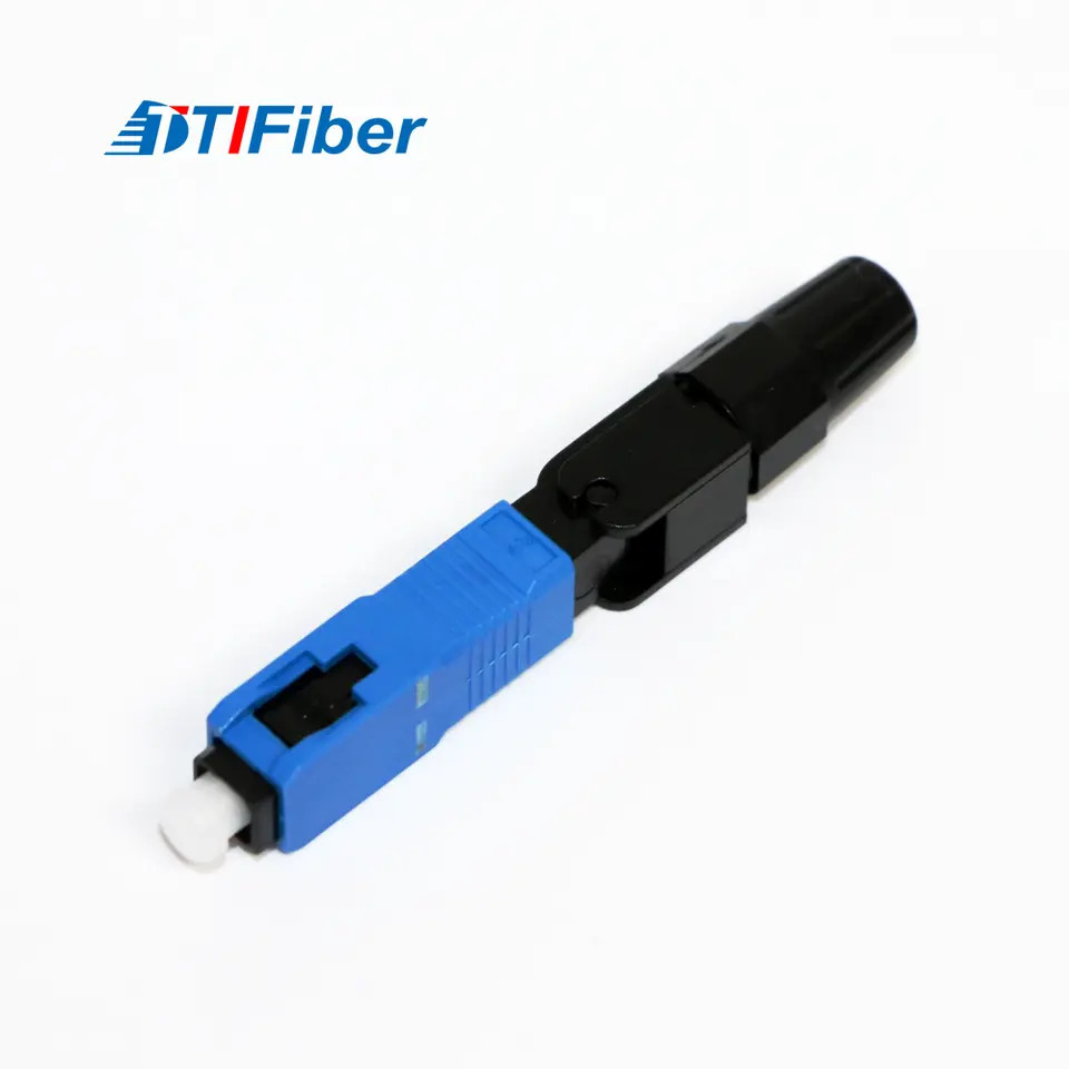 FTTH SC / APC UPC SC Fiber Optic Fast Quick Connector Singlemode