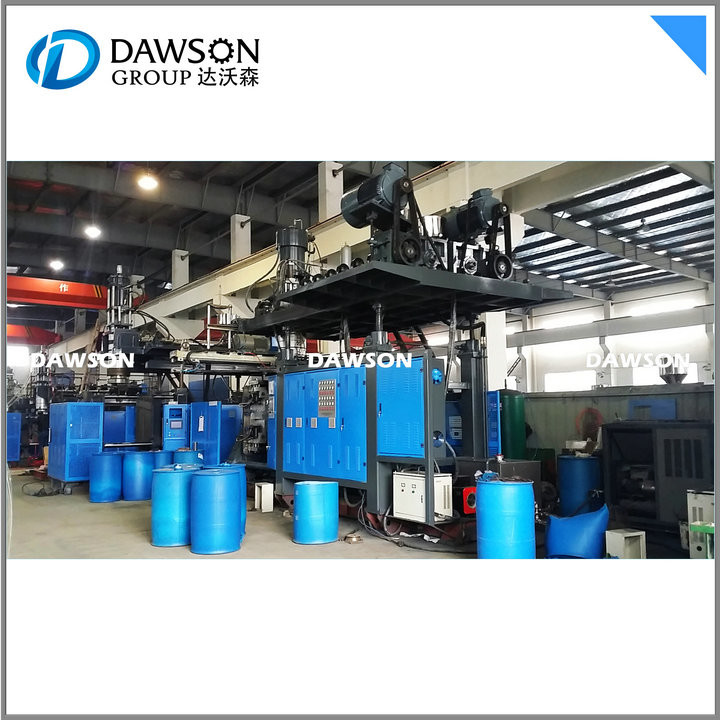 Moog Parison Control Blow Moulding Machine for 100L 150L 200L 210L Chemical Drums Double Ring Toggle Type Drum Machine