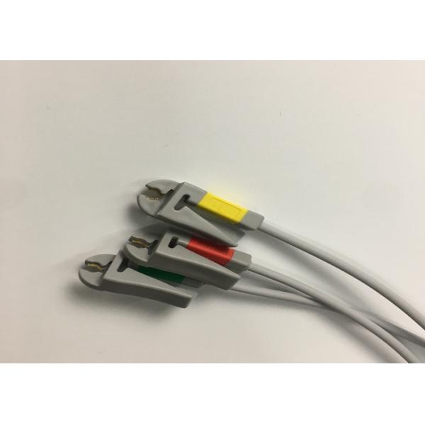 3 Lead ECG Trunk Cable 2106309-002 With Intergrated Grabber Leadwire 12FT