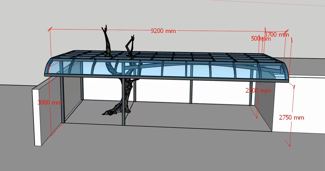 Create Your Dream Patio with a DIY Polycarbonate Awning with Aluminum frame Durable Weather-Resistant and Customizable