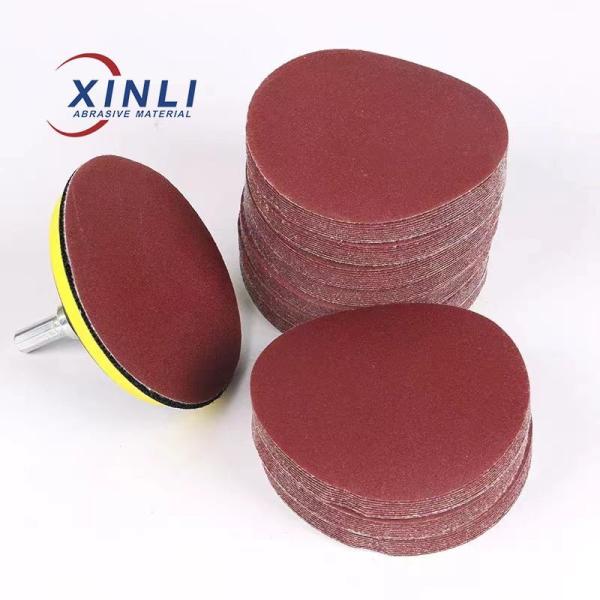 Customized 6 Inch Sanding Discs Round Porous Abrasive Sanding Disc For Car And Metal