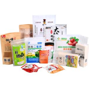 Wholesale Food Grade OPP Frozen Food Packaging Bag 100 micron-120 Microns Heat Sealed from china suppliers