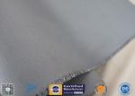 Non - Adhesive 0.45mm Gray Color 510g High Insulaiton Silicone Coated Fiberglass