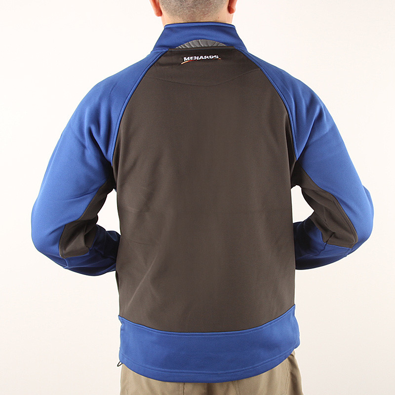 Navy Color Mens Womens 100% Polyester Hooded Softshell Jacket