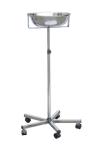 Medical Cart , Stainless Steel Mayo Trolley With Removable Bowl