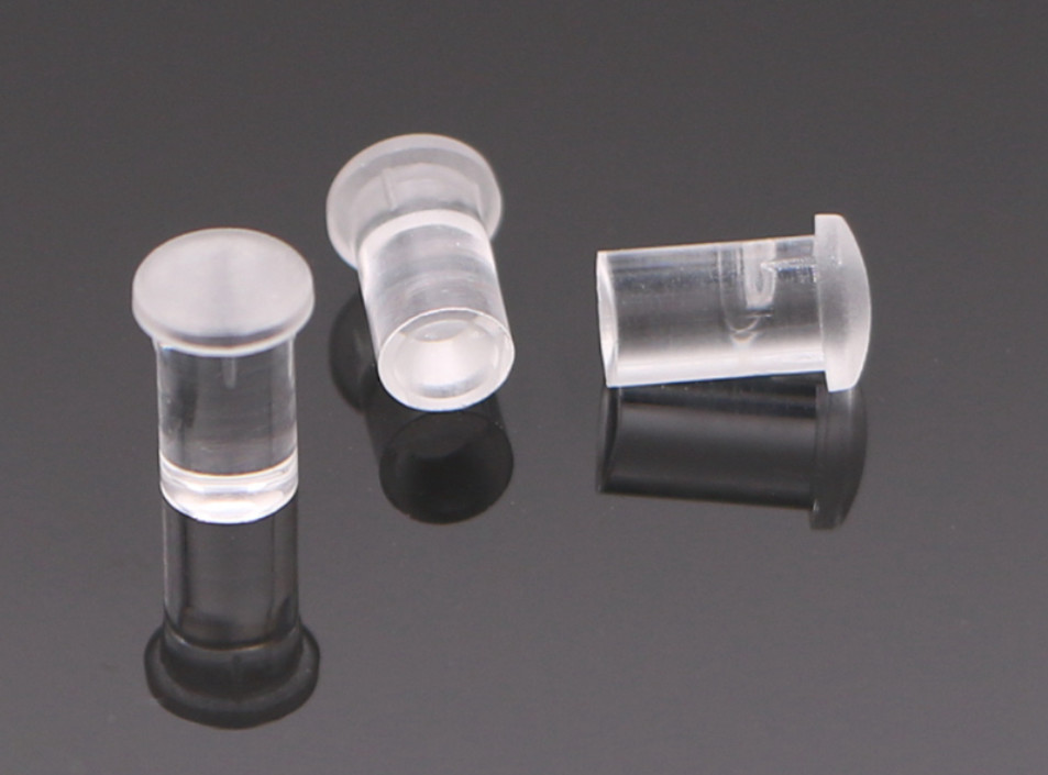 LED Dia 4mm K9 Borosilicate Round Head Light Guide Rod