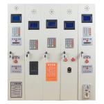 Fingerprint / Coin Operated Cell Phone Charging Station , 30 Doors Secure Cell