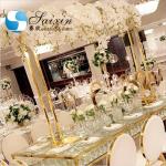 ZT-390G 1.8m large gold metal flower stand Wedding centerpiece