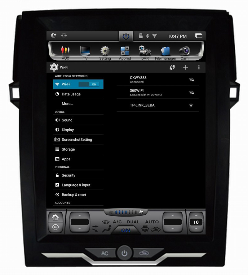 Ouchuangbo Vertical Screen Tesla Style Android 6.0 for Toyota Reiz 2014-2016 with gps navi multimedia audio player