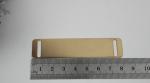 Shoes hardware accessories 80mm length gold iron metal buckle for shoelace