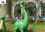 Lifelike Dinosaur Large Fiberglass Statues , Large Outdoor Animal Sculptures