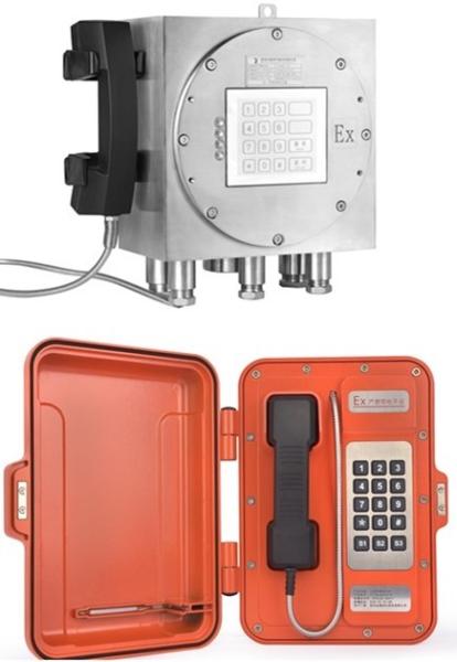 Zinc Aluminum Alloy Die Casting Shell Explosion Proof Telephone Industrial YTEX