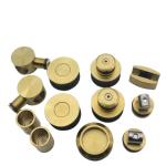 Zinc Alloy SS304 Heavy Duty Frameless Telescopic Sliding Barn Door Hardware