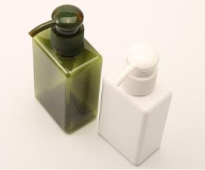 Wholesale 100ml Lotion dispensing plastic square bottles for hotel from china suppliers