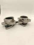 Twin Screw Extruder Granulator Accessories Meshing Covey Screw Parts From 12mm