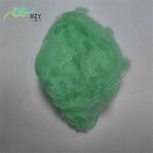 Wholesale Dope Dyed Recycled Green Polyester Natural Fibre For Production Of Spinning from china suppliers
