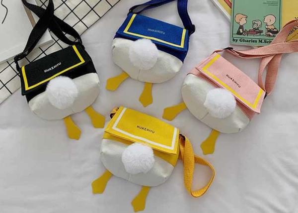 Cute little Donald Duck canvas bag ins Japanese Harajuku girl crossbody bag