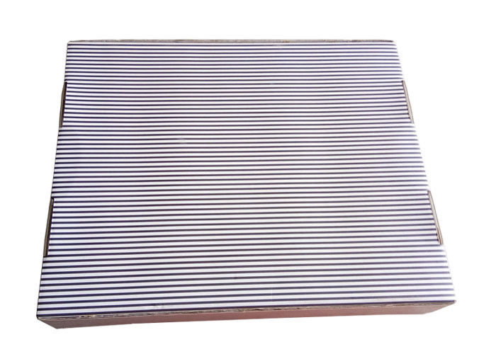 Strips Flat Folding Corrugated Gift Box For Dress And Hairs Packing