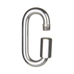 Stainless Steel Meilong Lock 12KN O Shape 73.6mm Length 36.5mm Width