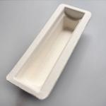 Sustainable Recycled Paper Tray Biodegradable White Dry Press Sugarcane