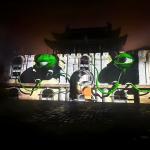 Utdoor Water Proof Building Advertisement Light Spinning Led Commercial