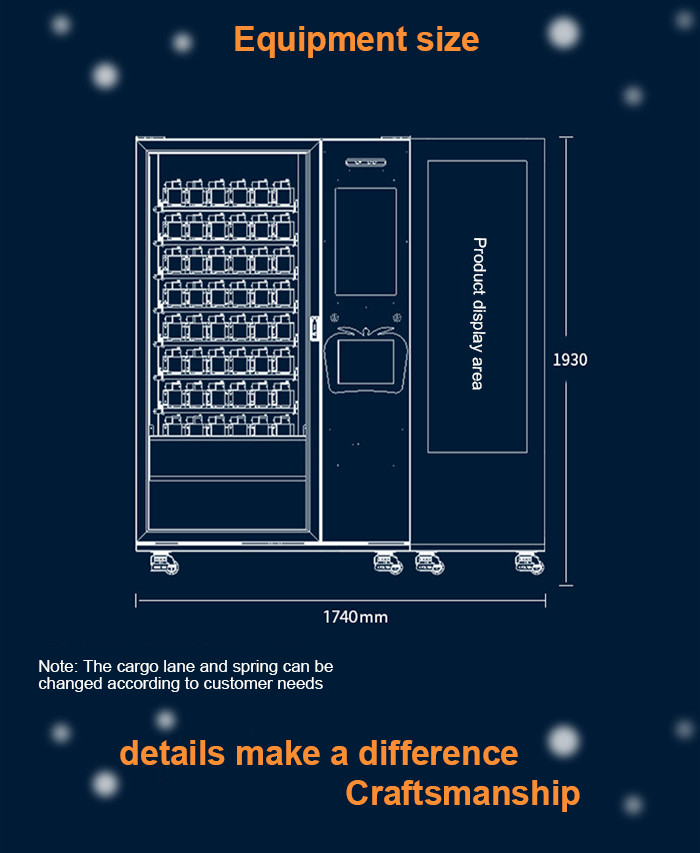 Smart Luxury Blind Box Toy Vending Machine With Touch Screen