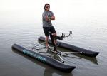 PVC Inflatable Sea Banana Pontoon Boat Tube For Floating Water Bike