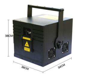 Wholesale 3W RGB Disco Laser Stage Light 12CH DMX Channel , 50000h Working Lifetime from china suppliers