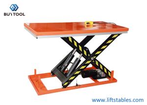 Wholesale 2000×1000mm Electric Powered Lift Table Hydraulic Industrial 4T 1400mm Height from china suppliers
