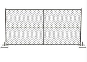 Wholesale 30mm X 30mm Diamond Chain Link Fencing 5ft X 8ft Temporary Metal Fence Panels from china suppliers