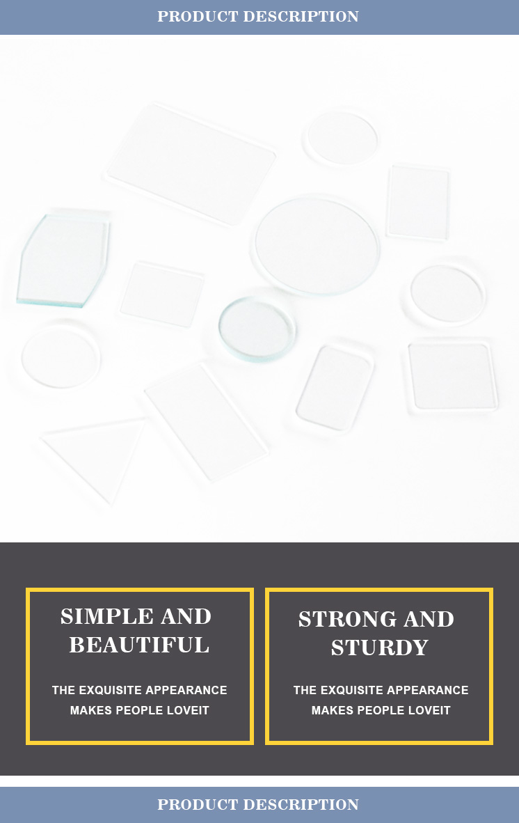 Clear Camera Lens Transparent Optical Glass