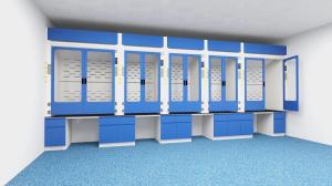 Wholesale OEM PP Steel Chemical Biological Lab Fume Hood Safety Universal Exhaust from china suppliers