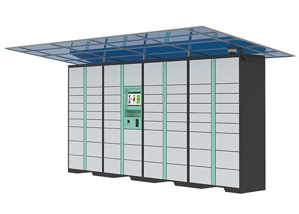 LCD Display Parcel Delivery Lockers , 3G / 4G / GPRS Remote Control Home Parcel