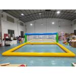 Outdoor Airtight Inflatable Volleyball Field Inflatable Volleyball Court Water