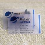 Transparent Pvc business Card Printing
