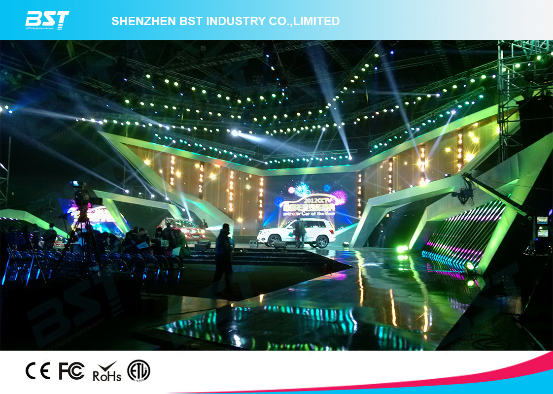 SMD 1R1G1B Rental LED Display Screen , P4.81 Indoor Led Billboard Die Casting aluminum
